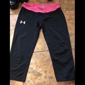 youth capri under armour leggings